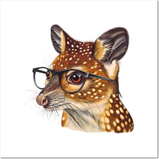 Spotty Genius: The Quoll with Specs Appeal! Posters and Art
